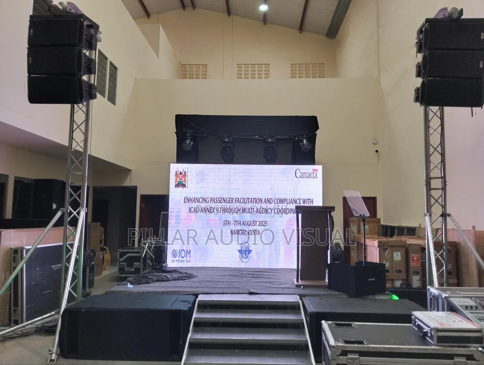 For Hotel Set Up Events, Public Address System Stage Hire