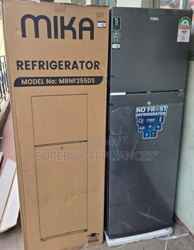 Mika 255 Litres Mrnf255lsd,No Frost Double Door Refrigerator