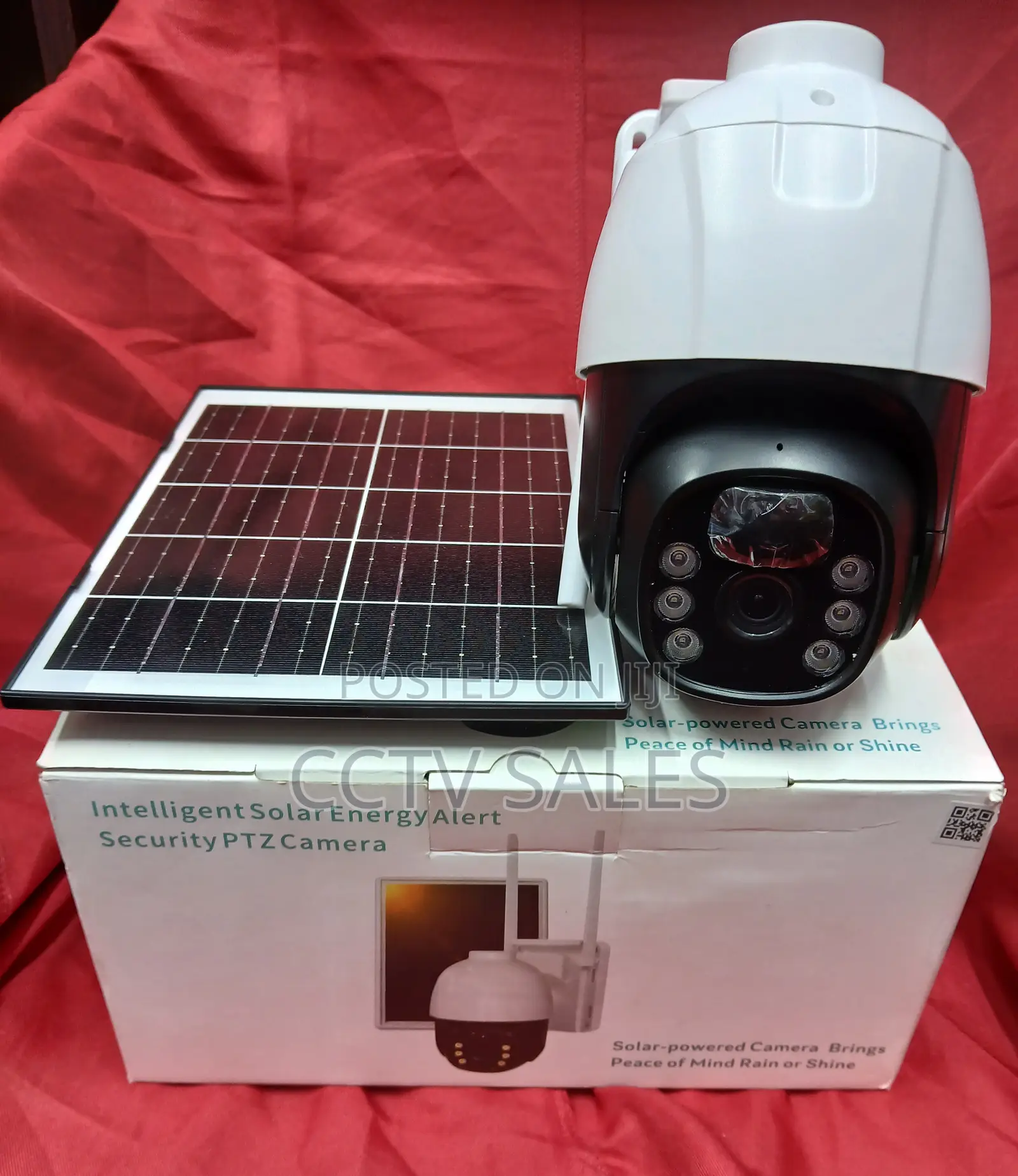 Full High Definition Image and Video 4mp Solar-Powered CCTV Camera