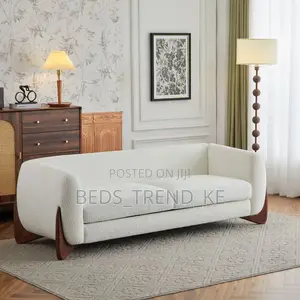 Artistic White 3 Seater Sofa