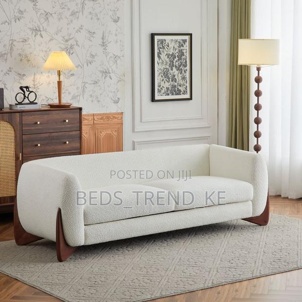 Artistic White 3 Seater Sofa