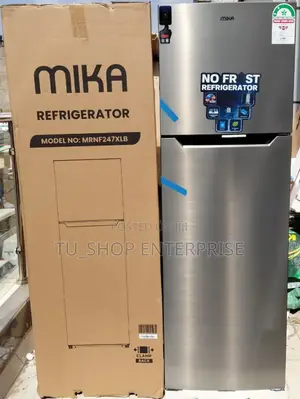 Freezer! 247 Litres Mika Fridge Double Door Top Mount No Fro