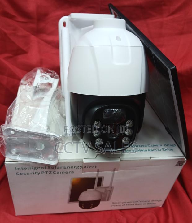 V380pro 4g Solar Camera With Alarm Notification by Pir - main view