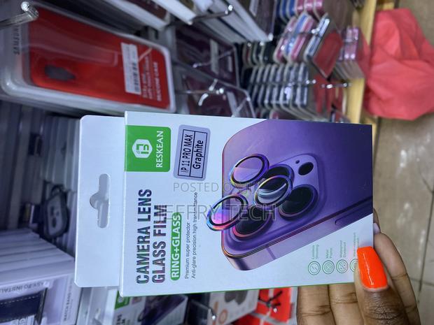 Elef iPhone 11 Pro Max Metallic Camera Ring Lens Protector - main view