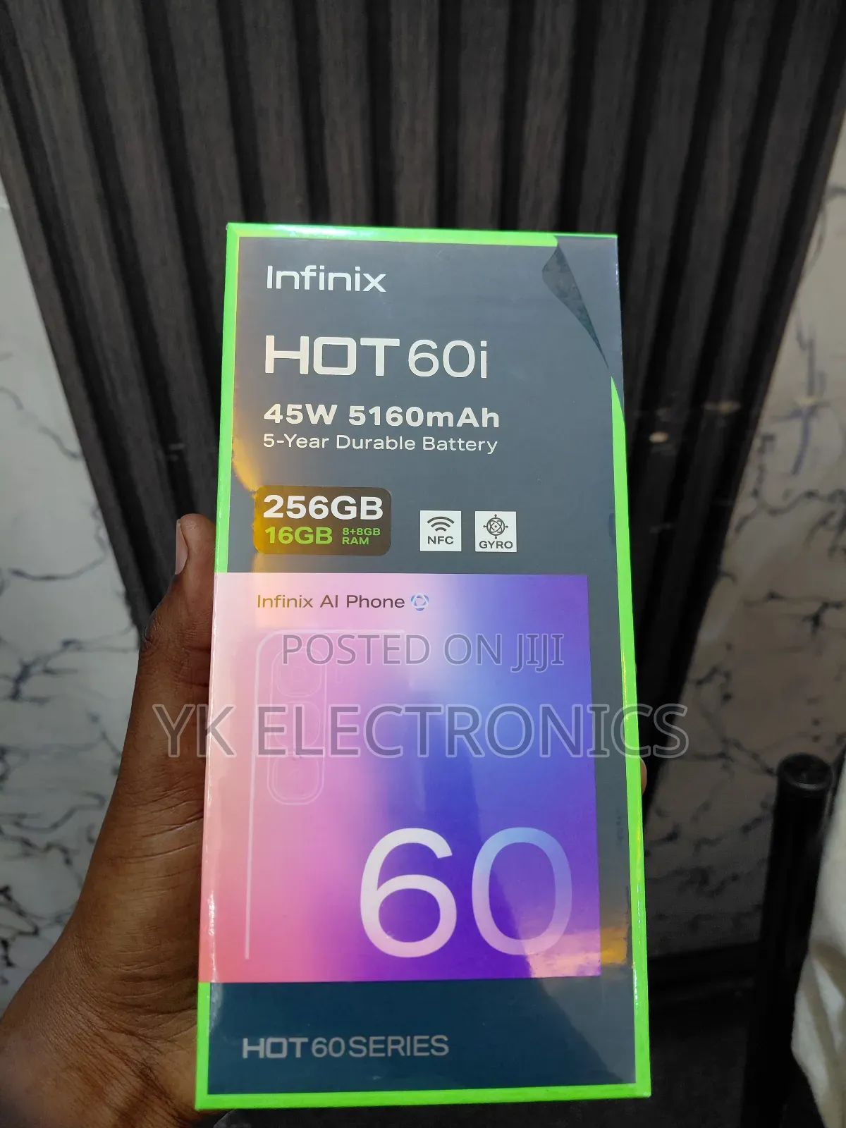 New Infinix Hot 60i 256 GB Silver