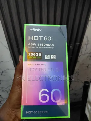 New Infinix Hot 60i 256 GB Silver