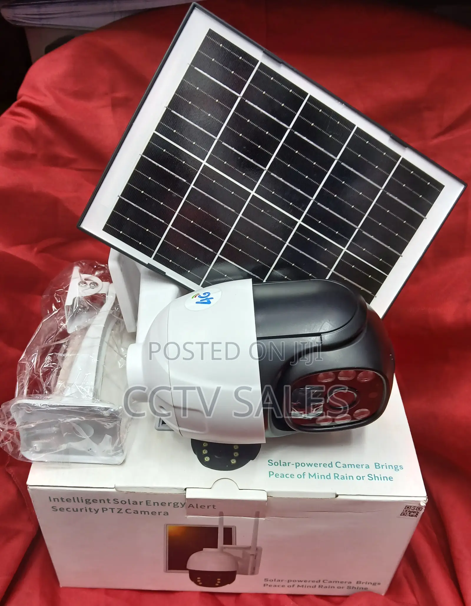 355 Degrees Pan 95 Degree Tilt Wide Area Range 4g PTZ Solar Camera