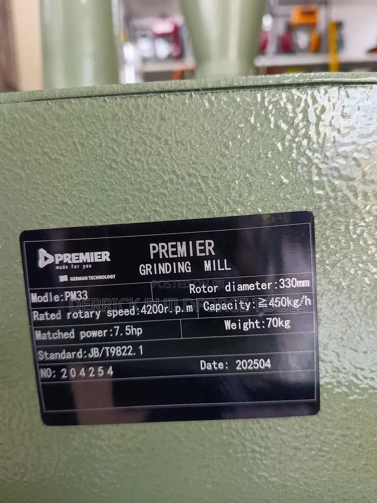 Maize Poshomill 7.5hp With Electric Motor