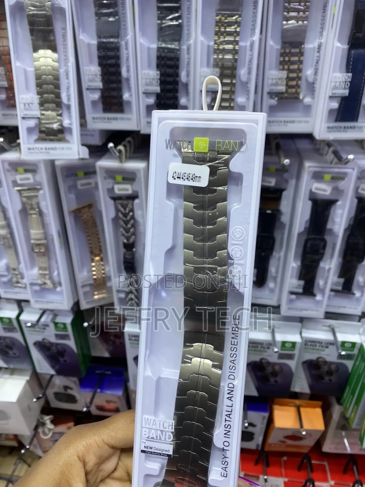 Scaar Apple Watch Band Steel Metal 42 44 45 49mm Straps