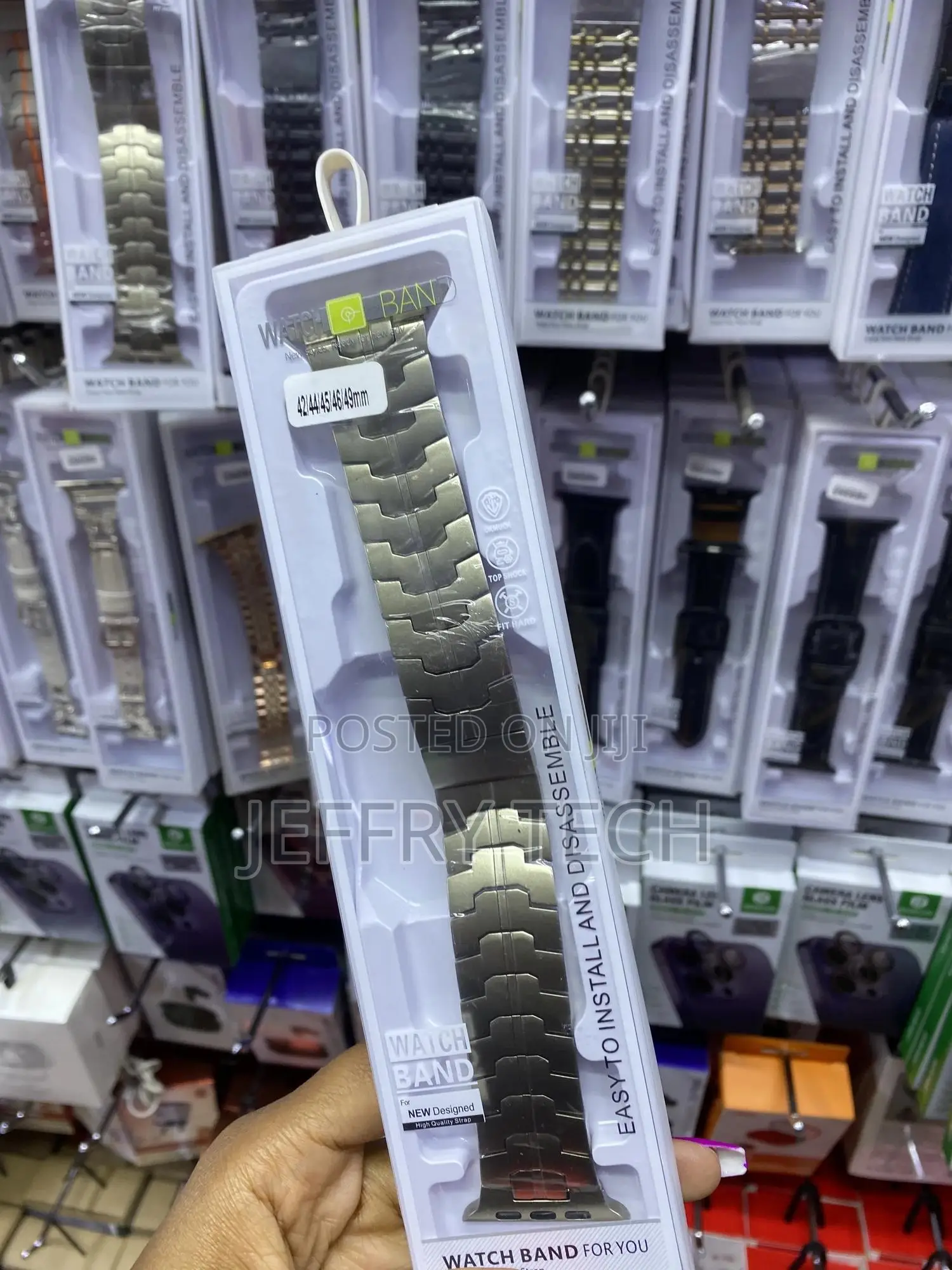 Scaar Apple Watch Band Steel Metal 42 44 45 49mm Straps