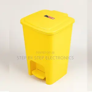 30l Litres Hard Plastic Step Pedal Waste Garbage Dust Bin
