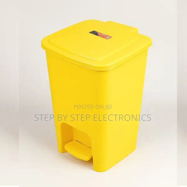 30l Litres Hard Plastic Step Pedal Waste Garbage Dust Bin