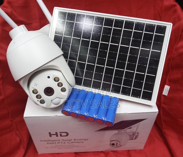 Wifi Intelligent Solar Energy Alert Ubox PTZ CCTV Camera