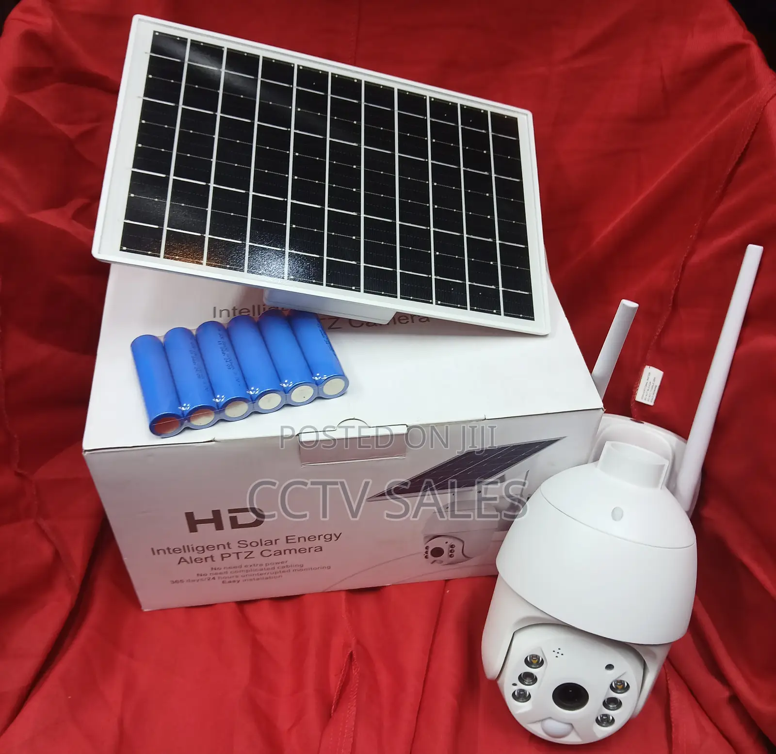Wireless Wifi 4mp Ubox Solar Camera With High Definition Quality