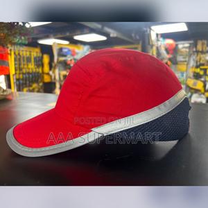 Vaultex Bump Cap Red Black Reflective Strip - main view