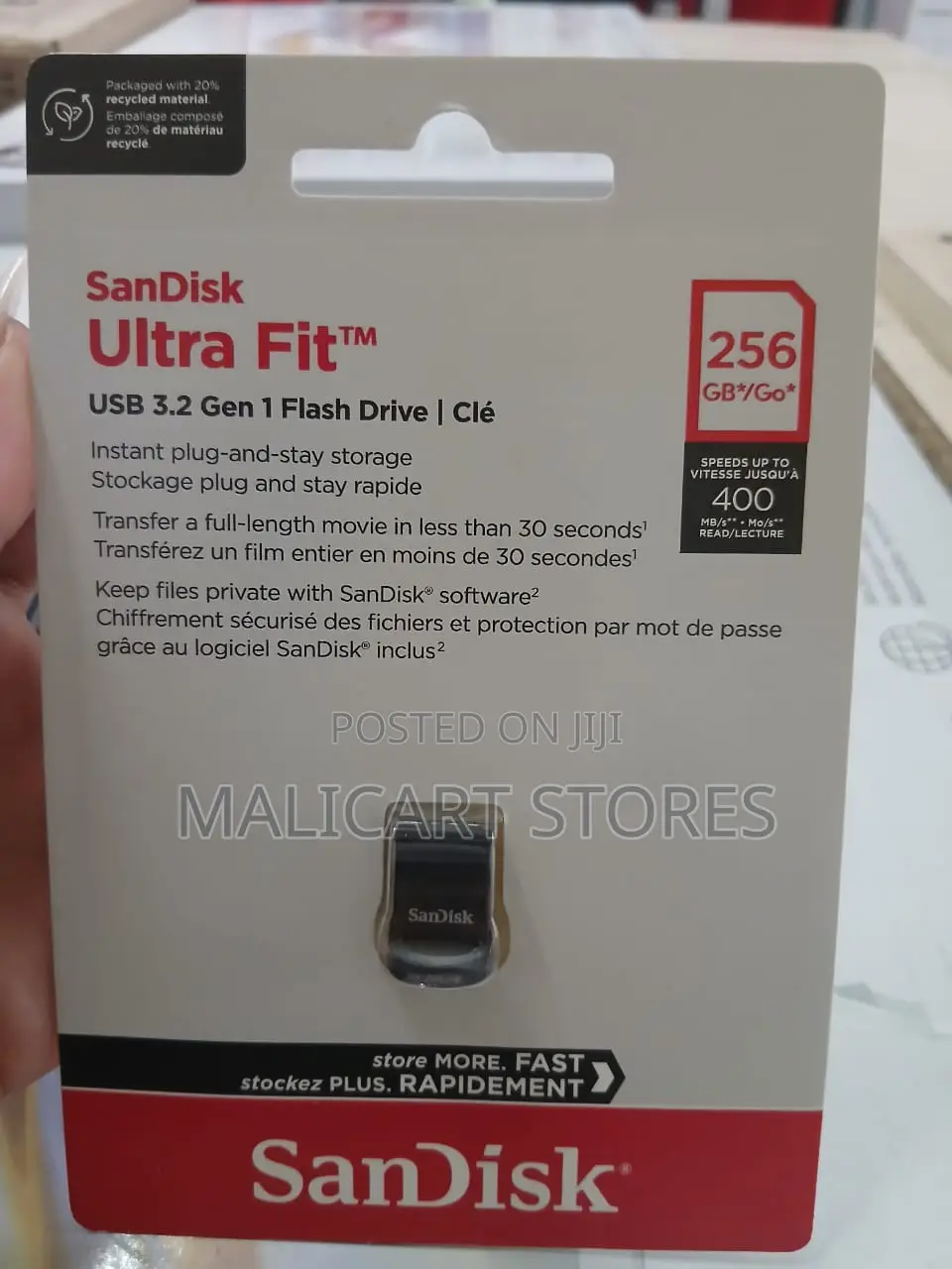 Sandisk Ultra Fit Usb 3.2 Flash Drive 256gb