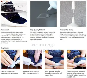 Multipurpose Super Strong Repair Shoe Glue – 60ml