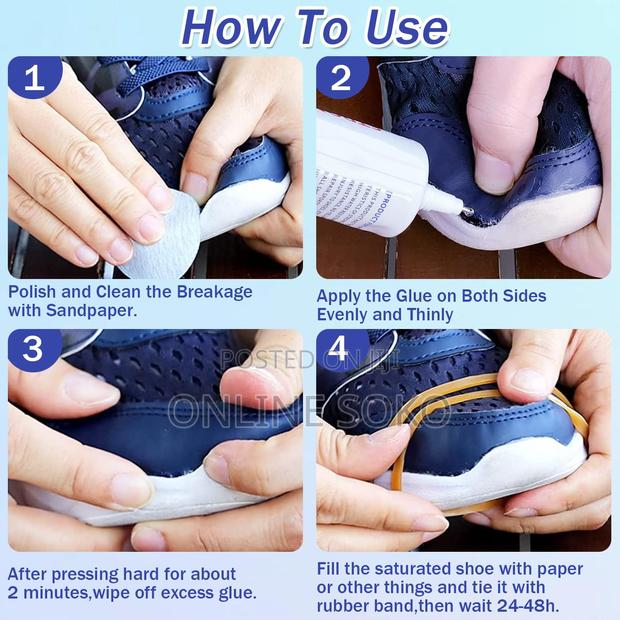 Multipurpose Super Strong Repair Shoe Glue – 60ml - thumbnail 6