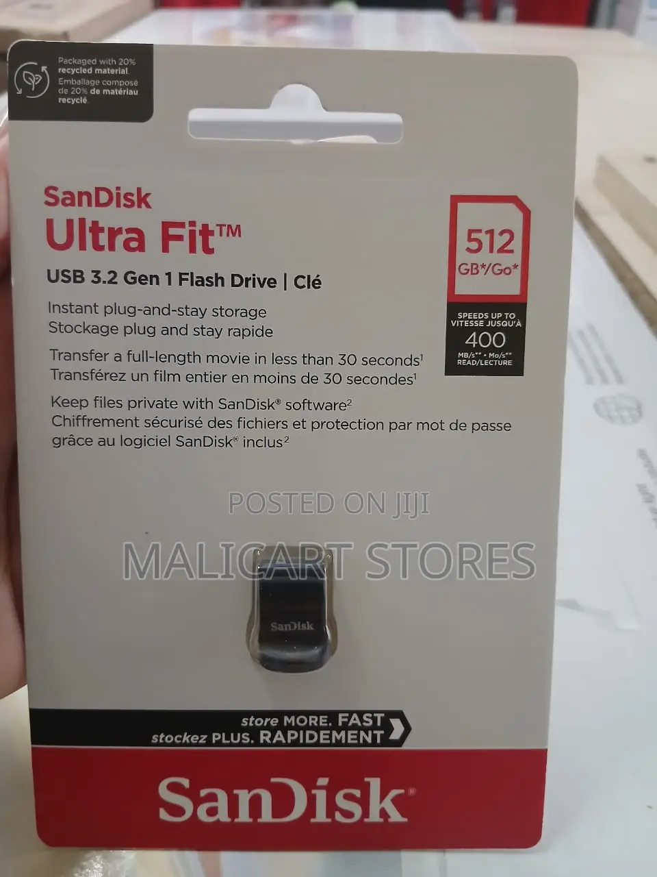 Sandisk Ultra Fit Usb 3.2 Flash Drive 512gb