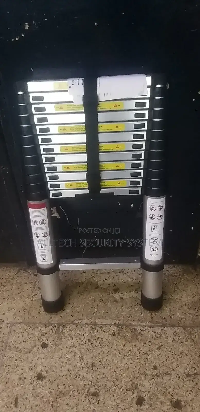 3.8m Single Telescopic Ladder