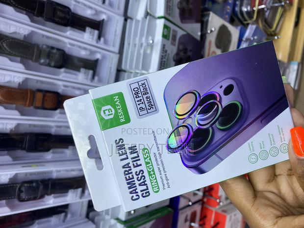 Wsken iPhone 14 Pro Camera Lens Metal Ring Protector-Black - thumbnail 2