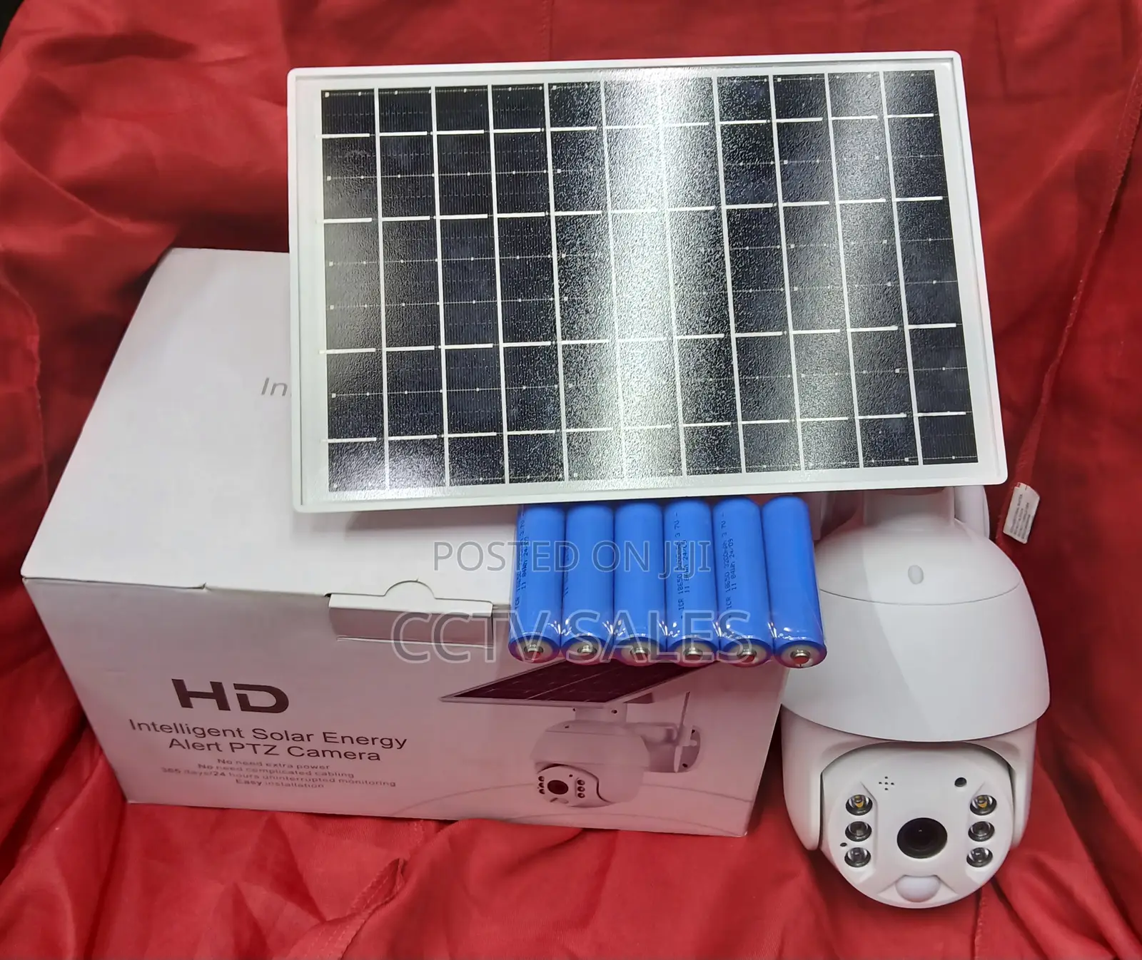 Wireless Waterproof Wifi Ubox Motion Tracking Pt Z Solar Camera 4mp