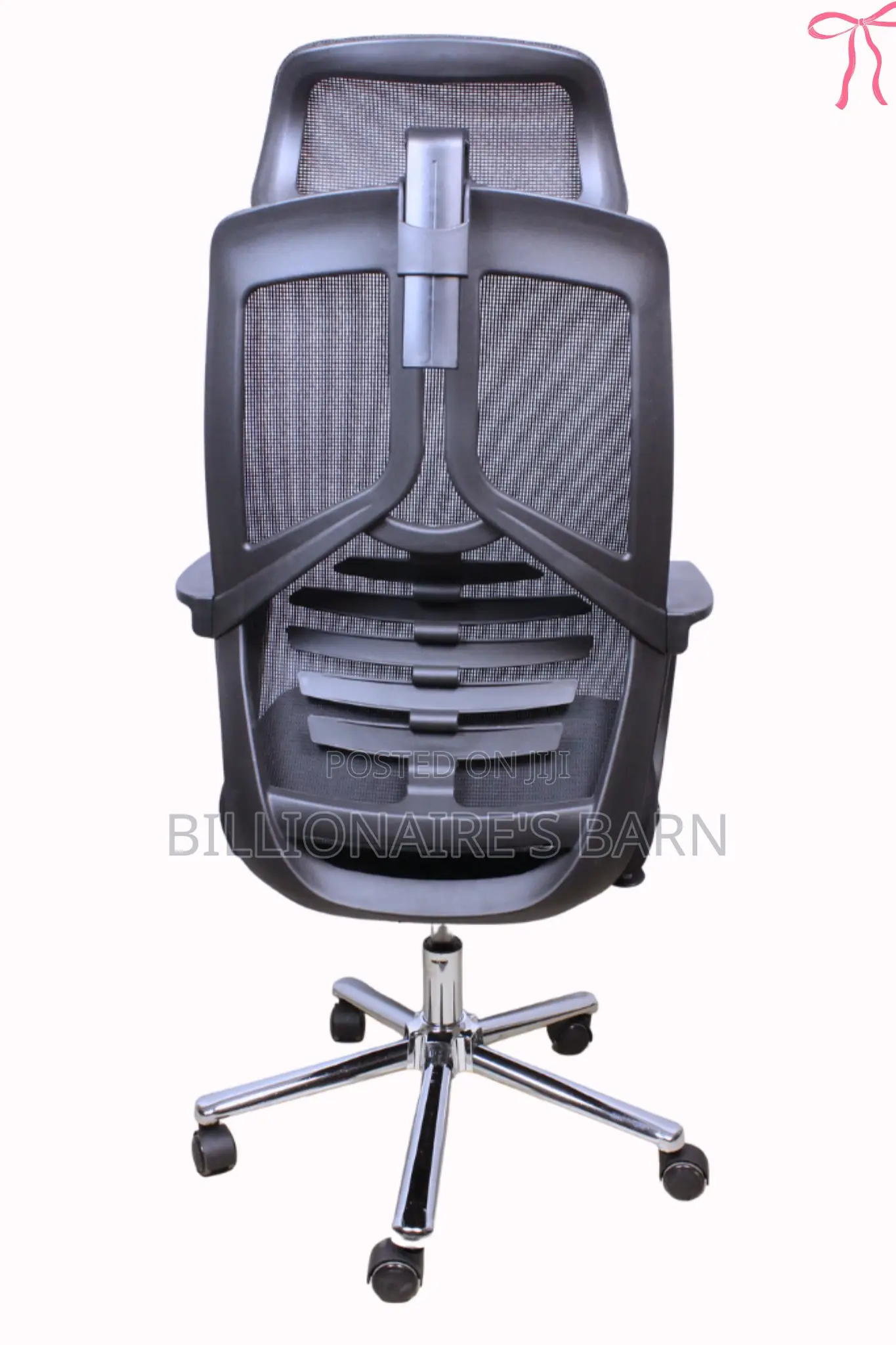 Office: High-Back Ergonomic Mesh Seat.