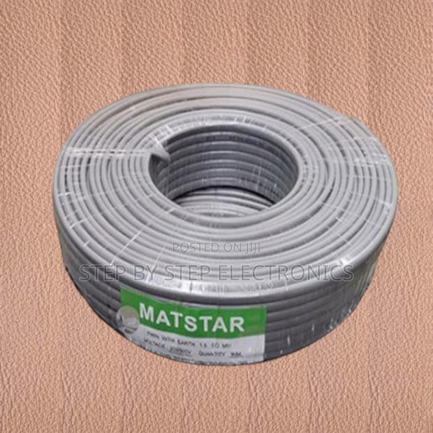 3 Cores 1.5mm 90m Metres Twin With Earth Flat Electrical Wiring Cable