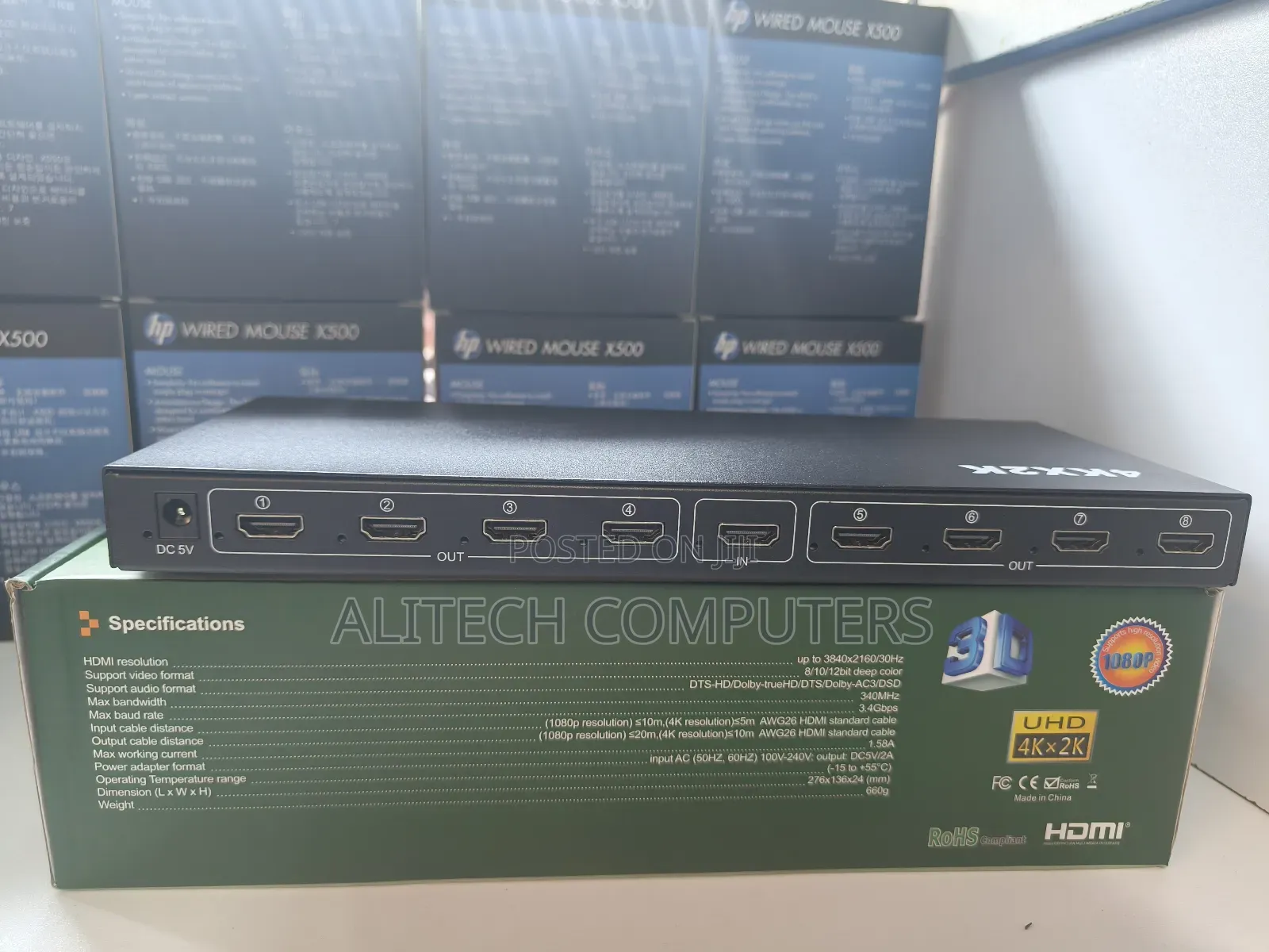 Hdmi Splitter 8ports in 1