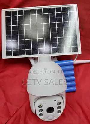 Wifi 4mp 8w Solar Energy Solar Powered CCTV Alert PTZ With Sound