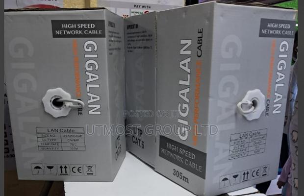 Gigalan Cat 6 Ethernet Cable – 305m High-Speed Lan Wire - main view