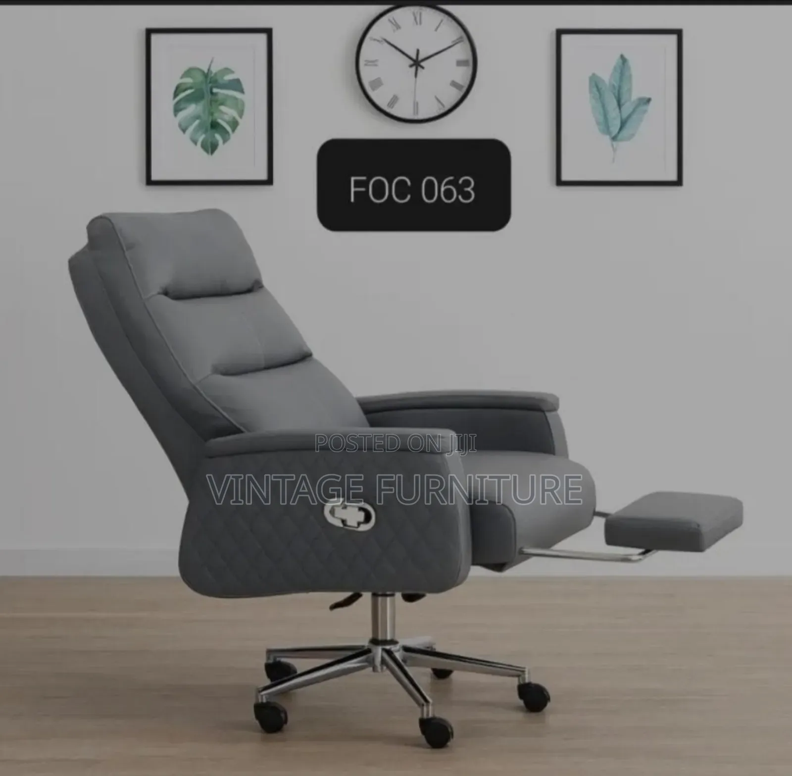 Executive Office Chair With Footrest
