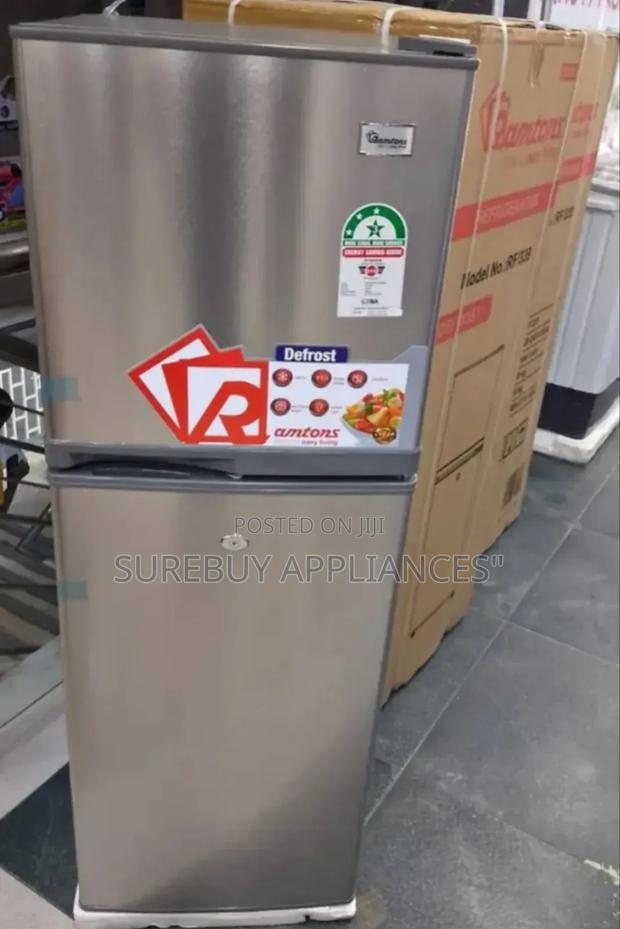 Ramtons 138liters 2 Door Direct Cool Fridge Silver Rf/339