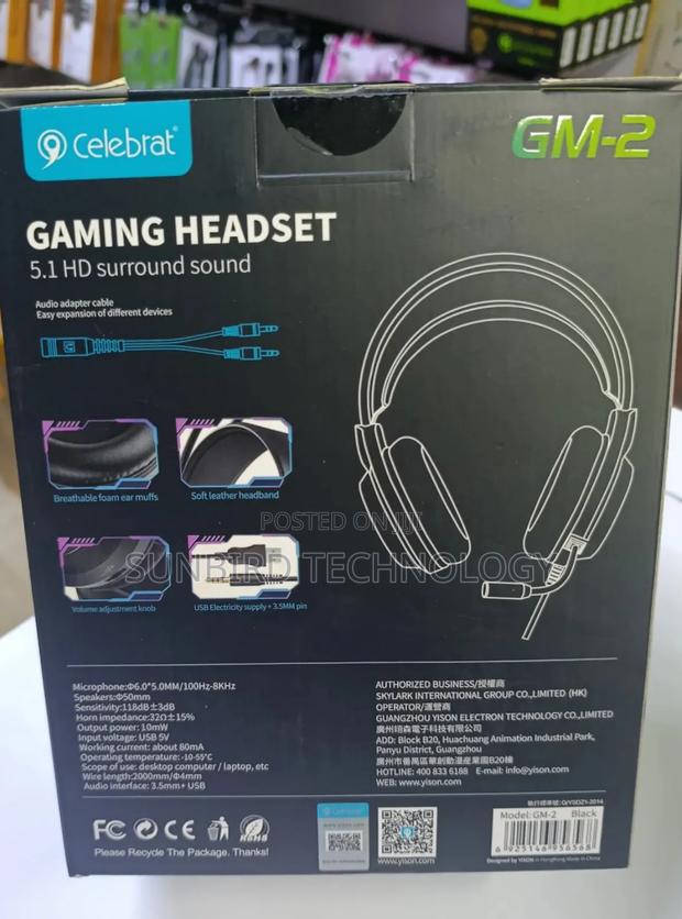 Celebrat Gm-2 5.1 Hd Surround Sound - thumbnail 3