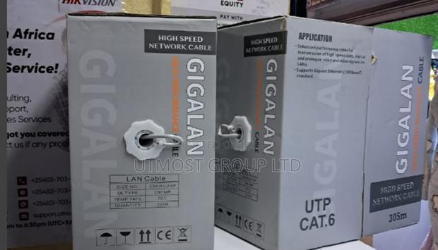 305m Gigalan Cat 6 Cable – Perfect for Office Home Networks - main view