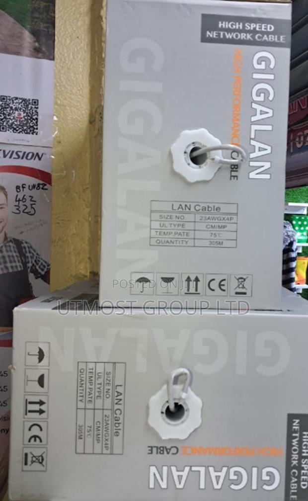 Gigalan Cat 6 Ethernet Cable – 305m Roll - main view