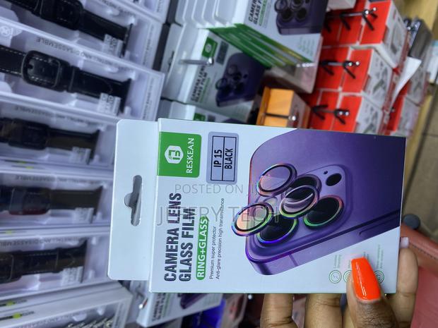 Pelican Camera Ring Metal Lens Protector for iPhone 15-Black - main view