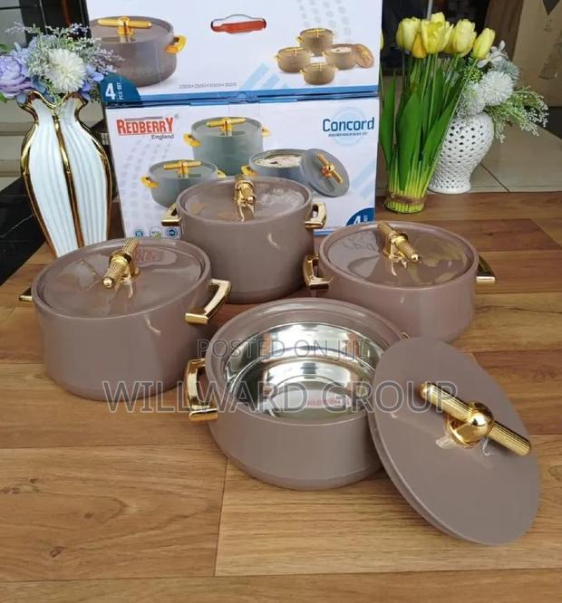 4 Pcs Concord Hotpot 1800,2400,3000,36600ml