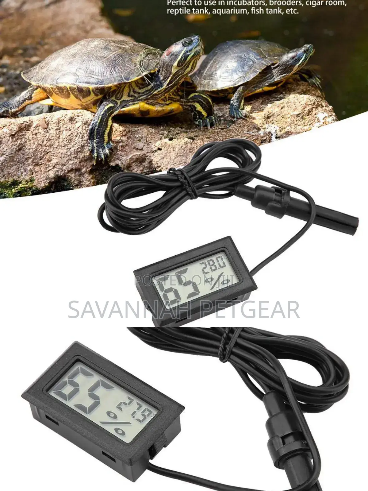 Mini LCD Digital Thermometer Hygrometer With an External Probe