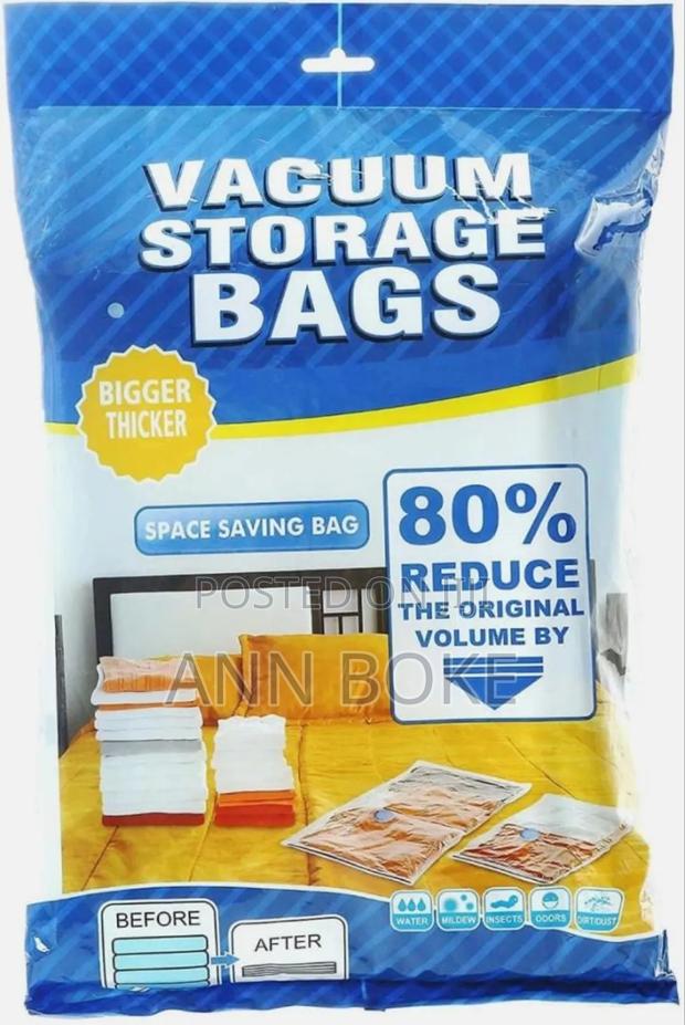 *6pcs Vacuum Storage Bags With Suction Pump* *