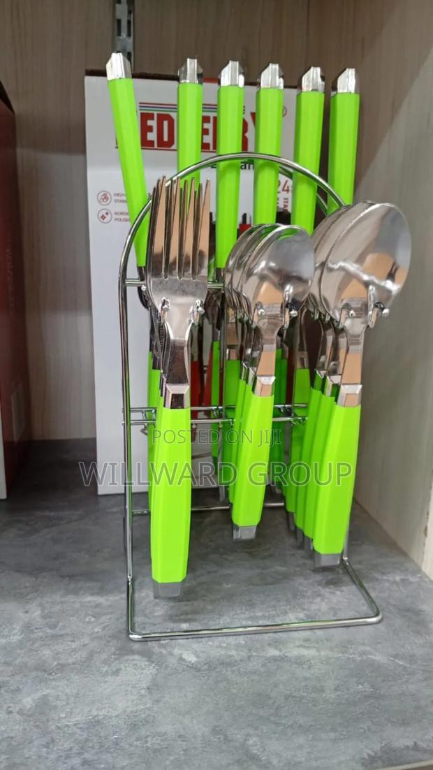 A Set of Cutlery Set 24 PCS Ava in Different Colours - thumbnail 3