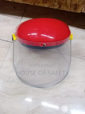 Red Face Shield