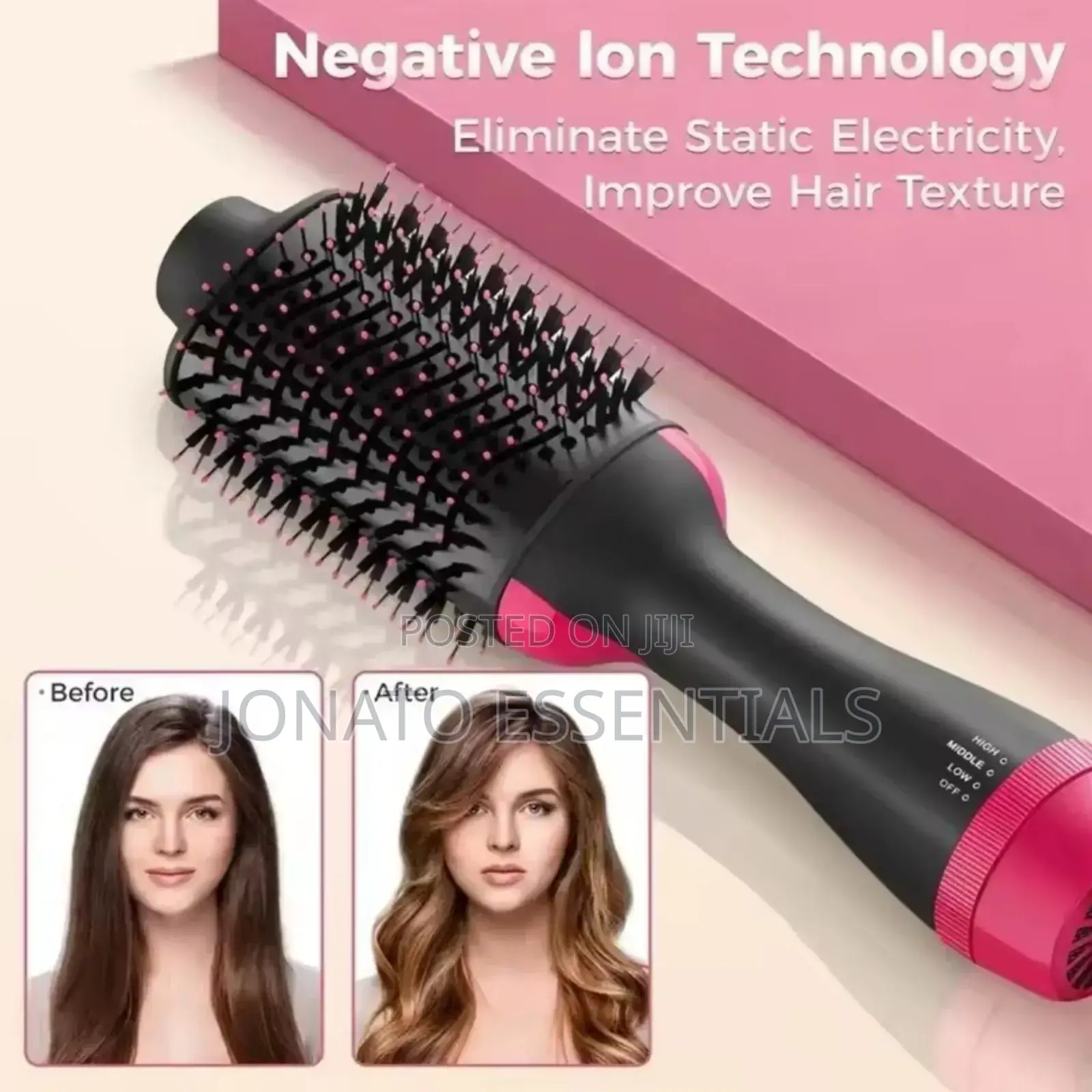Hot Air Brush, Hair Curler, Straightener, Dryer, Brush