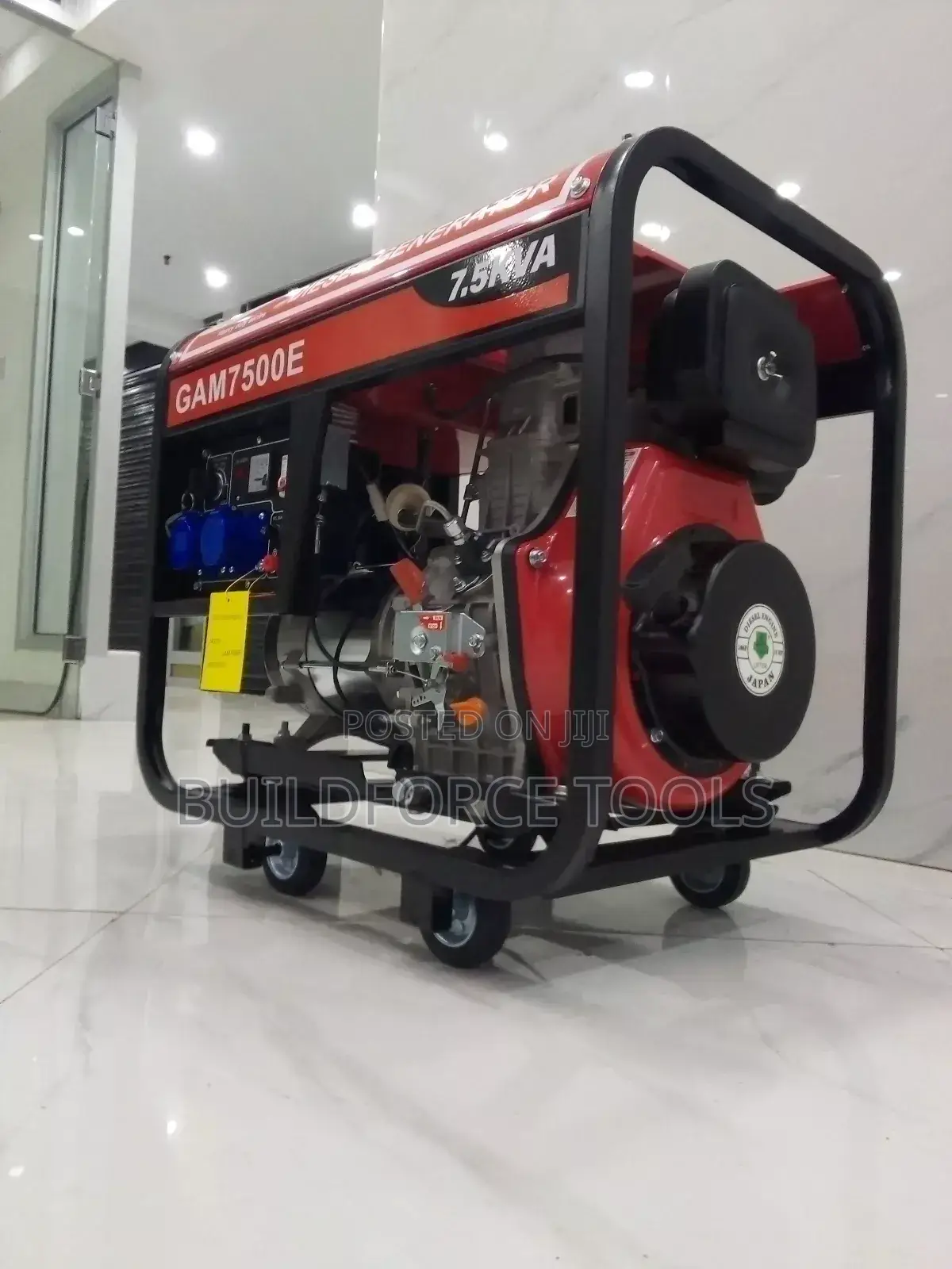 Keystart Heavy Duty Lifter Gam7500e 7.5kva Diesel Generator