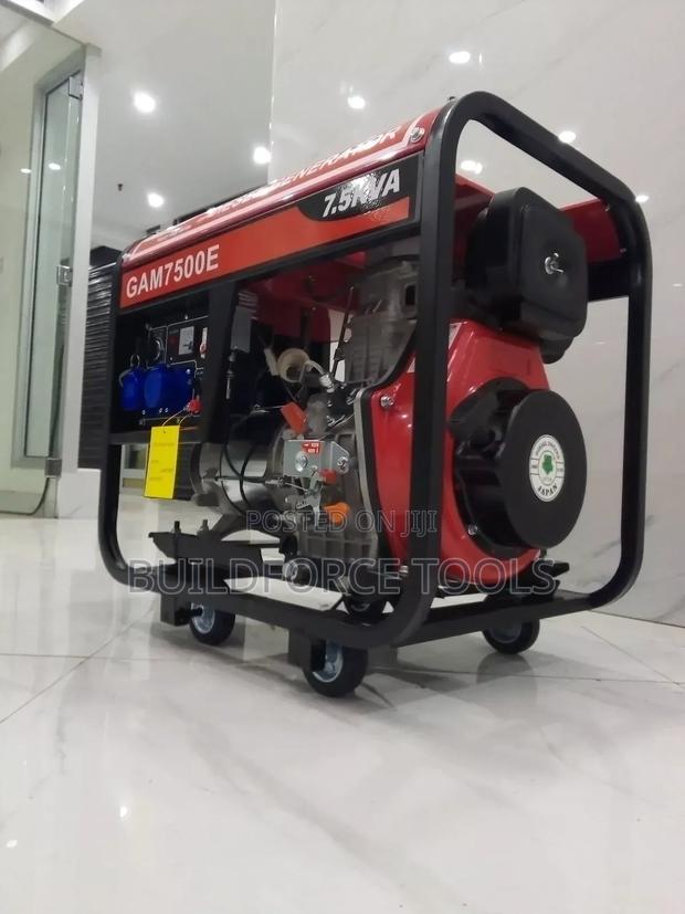 Keystart Heavy Duty Lifter Gam7500e 7.5kva Diesel Generator