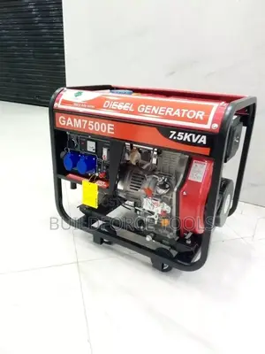 Keystart Heavy Duty Lifter Gam7500e 7.5kva Diesel Generator