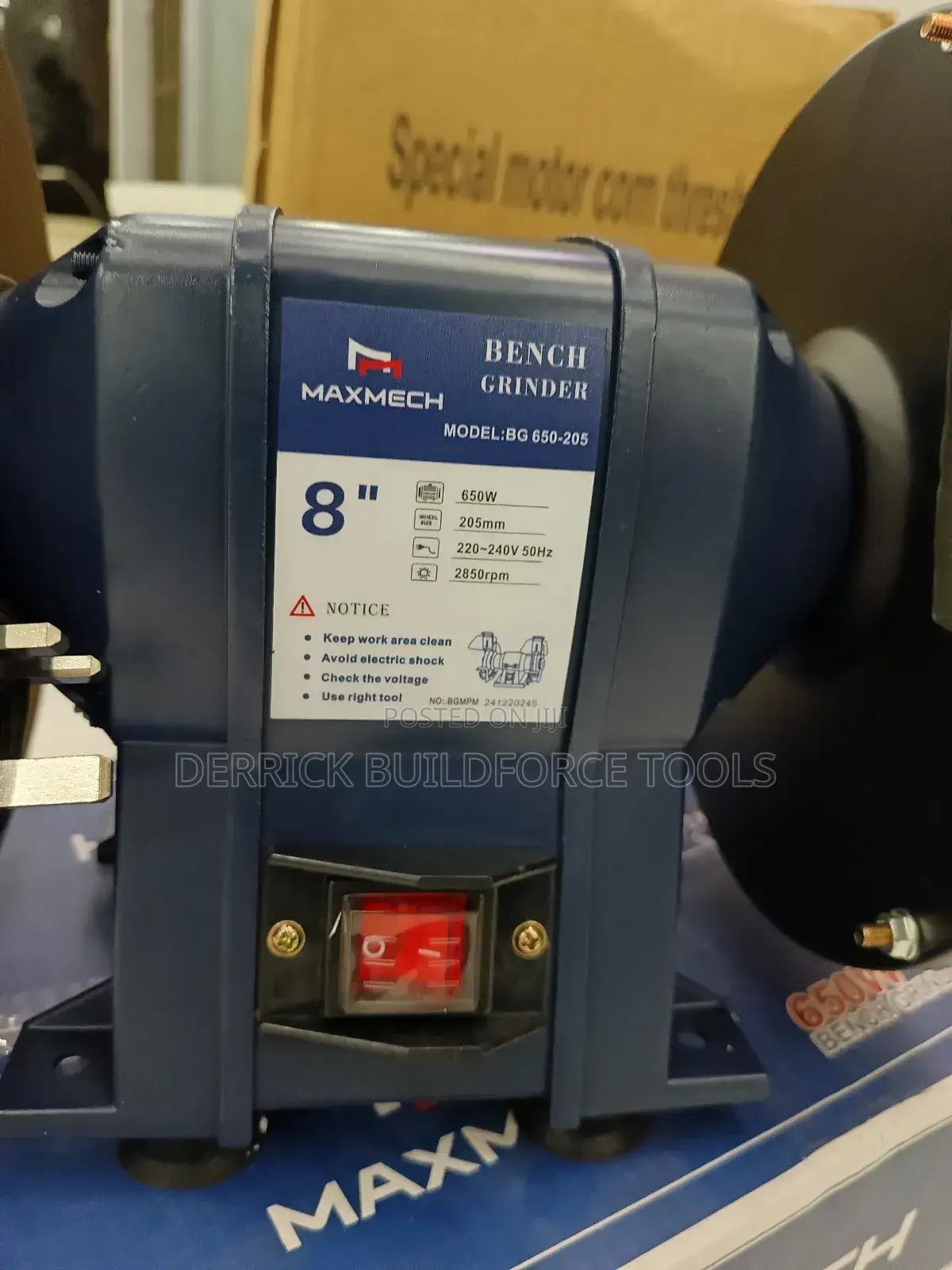 Bench Grinder 650w 8 Inches