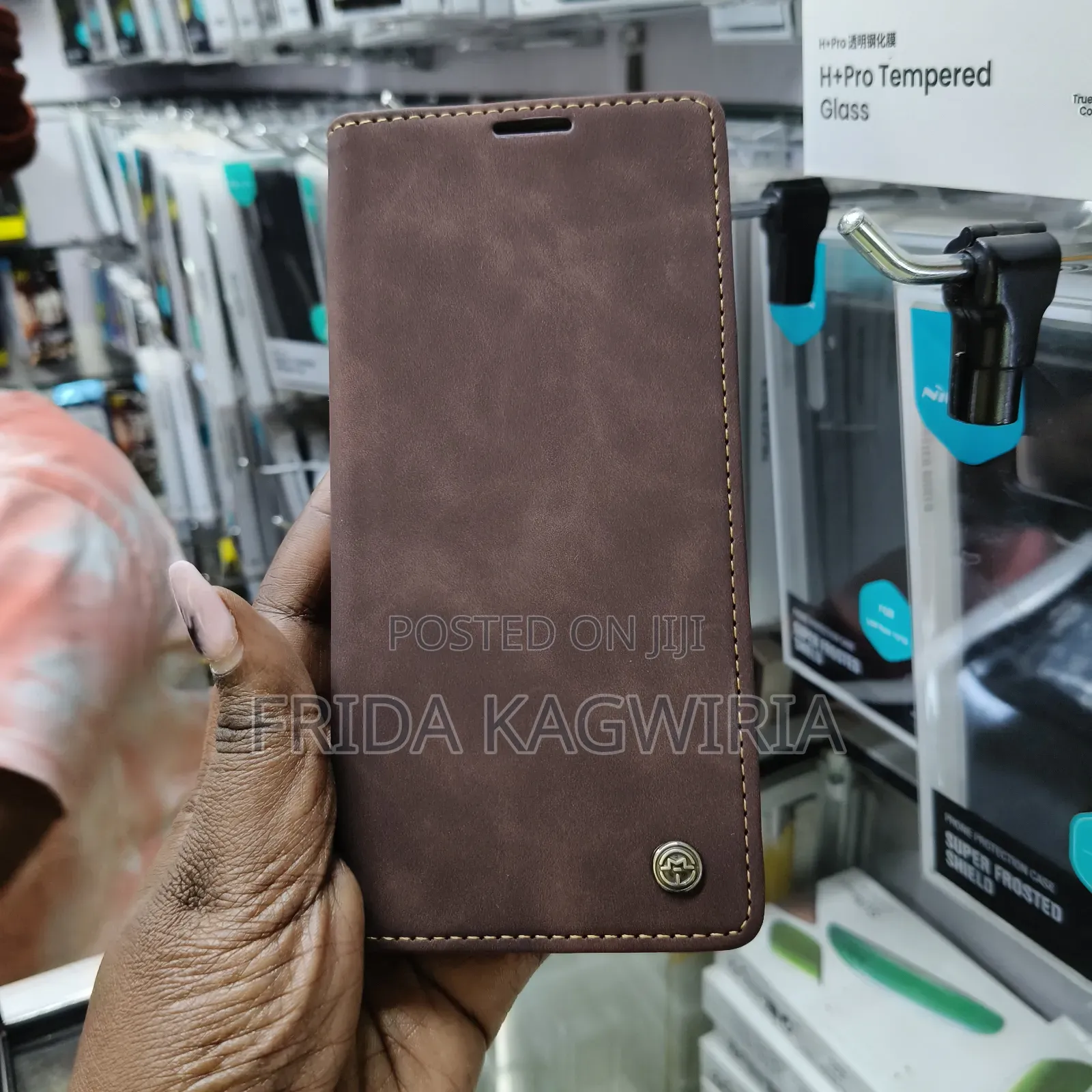 Google Pixel 8 Pro Caseme Leather Flip Cover