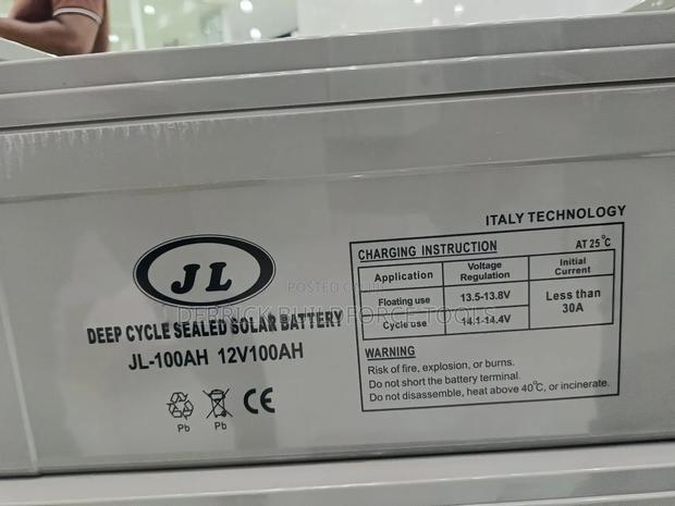 Jl Deep Cycle Solar Battery 200ah - main view