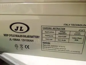 Jl-100ah Deep Cycle Sealed Solar Battery